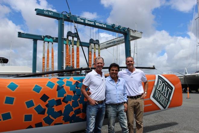 The Boat Works Extreme40 Tony Longhurst, Steve Ackerie, Rodney Longhurst © The Boat Works